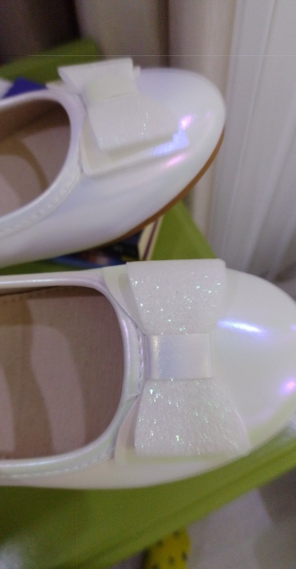 Kız Çocuk Beyaz Tokalı Babet 32 beden - Görsel 2