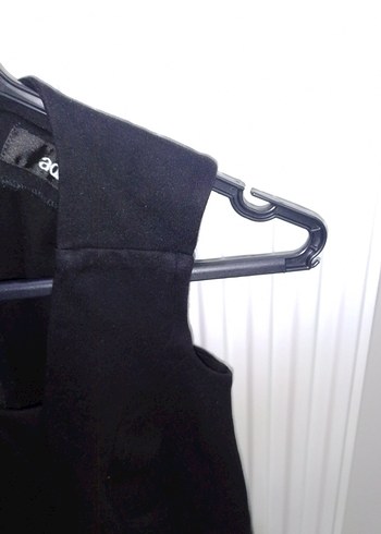 siyah renk sıfır kollu gömlek - Görsel 3