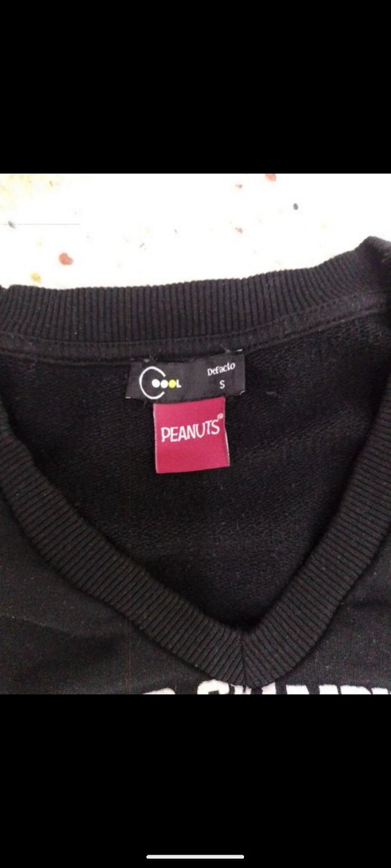 Kız Çocuk Siyah Snoopy Baskılı süvetr - Görsel 3