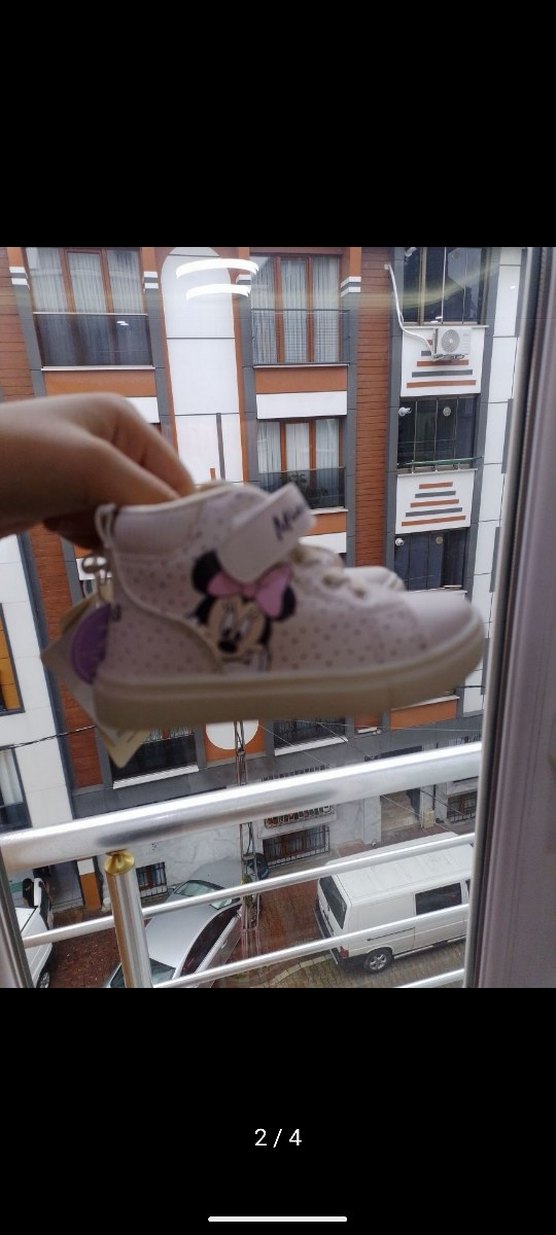 Beyaz Kız Çocuk Spor Ayakkabı - Görsel 2