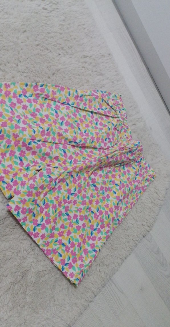 Renkli Fırfırlı Mini Etek - Görsel 3