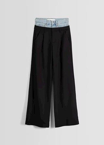 Bershka Kot Detayli Pantolon - Görsel 2