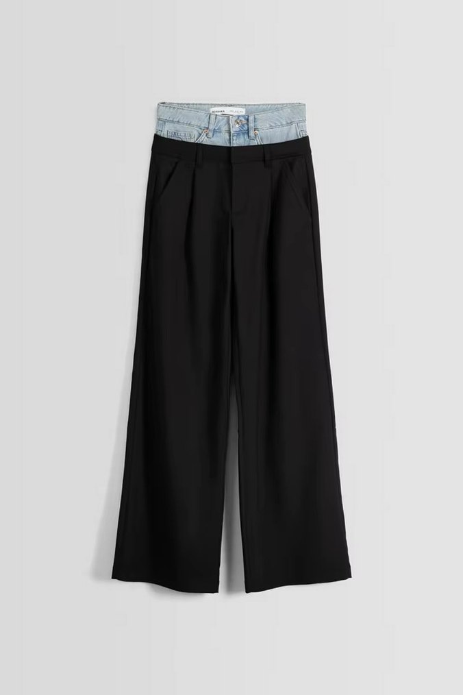 Bershka Kot Detayli Pantolon - Görsel 2