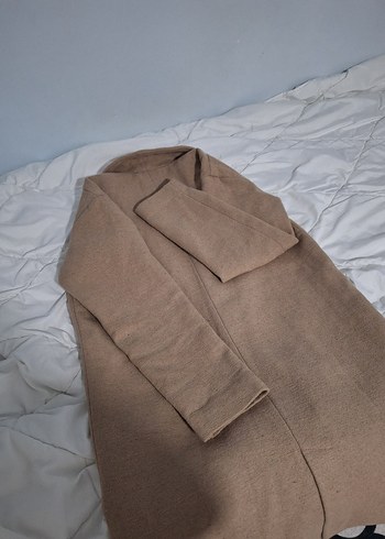 Bej Kadın Midi Kaban - Görsel 4