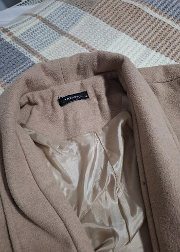 Bej Kadın Midi Kaban - Görsel 2