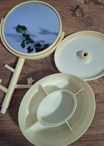 Pastel Bej Masaüstü Ayna - Görsel 3