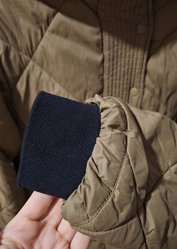 kahverengi Zara Kapüşonlu Kadın Midi Kaban - Görsel 6