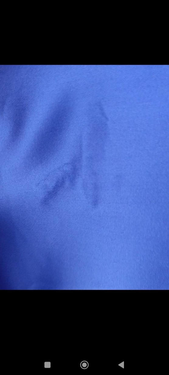 Mavi Drapeli Kadın Uzun Abiye Elbise - Görsel 5