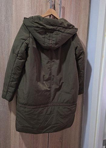 İPEKYOL Kadın Kapüşonlu Haki Şişme Mont - Görsel 6