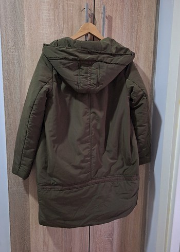 İPEKYOL Kadın Kapüşonlu Haki Şişme Mont - Görsel 7