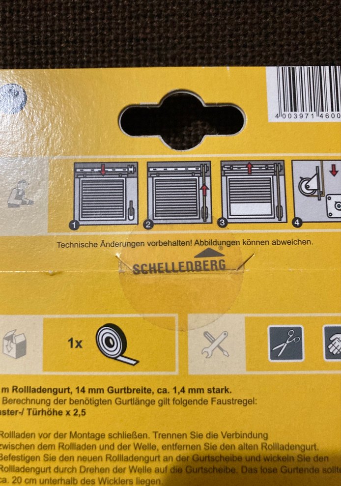 Schellenberg 6m Gri/Beyaz Panjur Bantı - Görsel 5