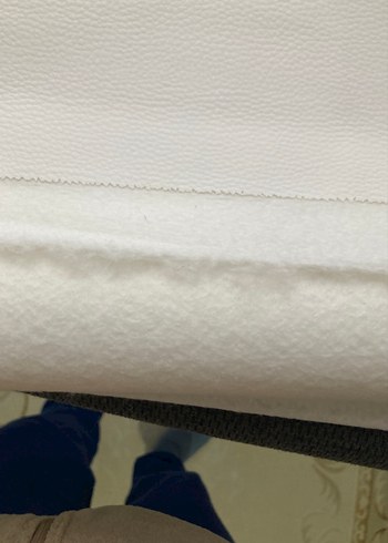 Beyaz Suni Deri Kumaşı - Görsel 5