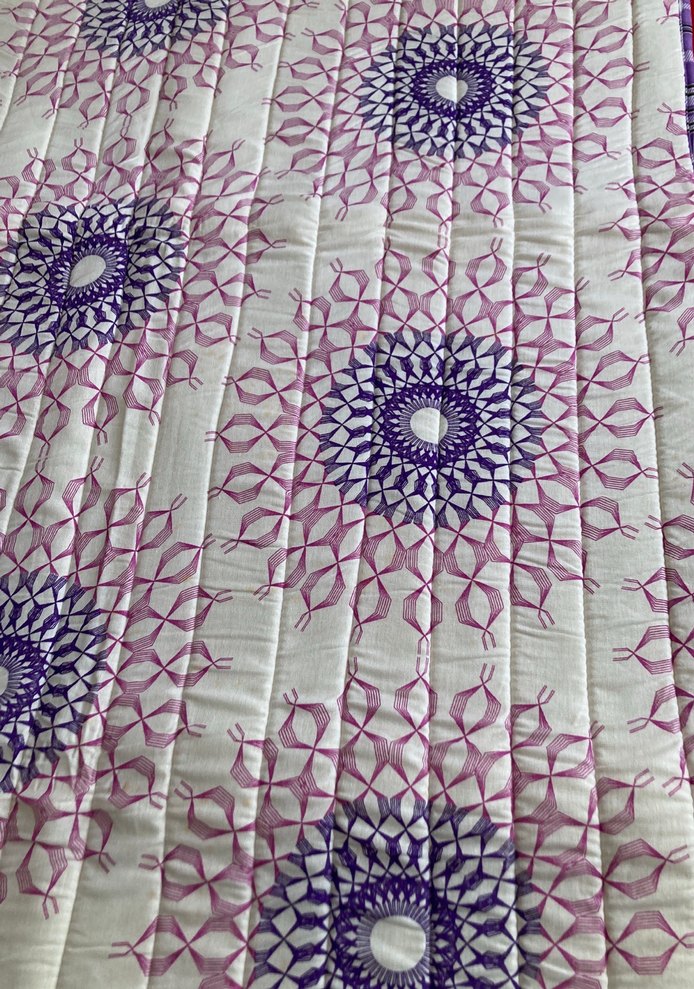 Renkli Bağlama Desenli Elektrikli Battaniye - Görsel 2