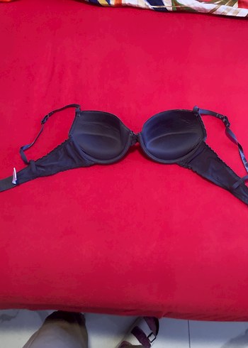 Lacivert Gotik Midi Push-Up Sütyen - Görsel 7