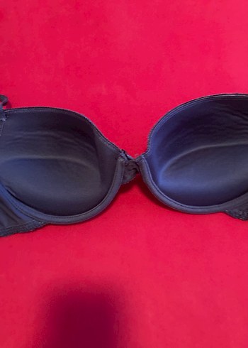 Lacivert Gotik Midi Push-Up Sütyen - Görsel 8