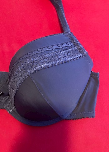 Lacivert Gotik Midi Push-Up Sütyen - Görsel 4