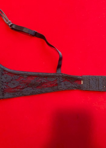 Lacivert Gotik Dantel Midi Push-Up Sütyen - Görsel 9