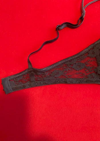 Lacivert Gotik Dantel Midi Push-Up Sütyen - Görsel 8