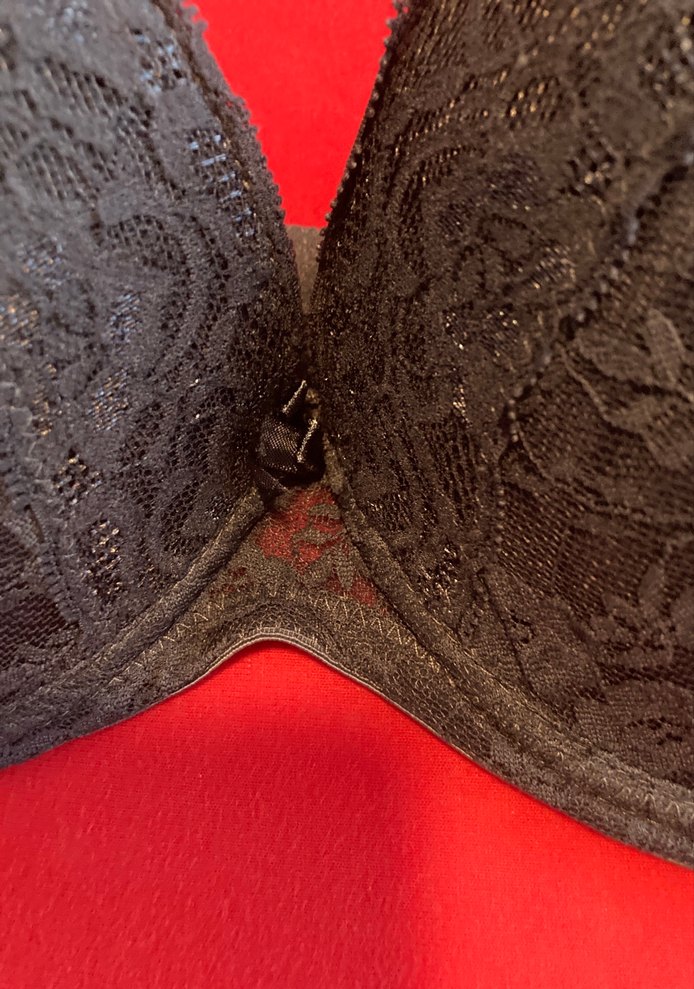 Lacivert Gotik Dantel Midi Push-Up Sütyen - Görsel 3