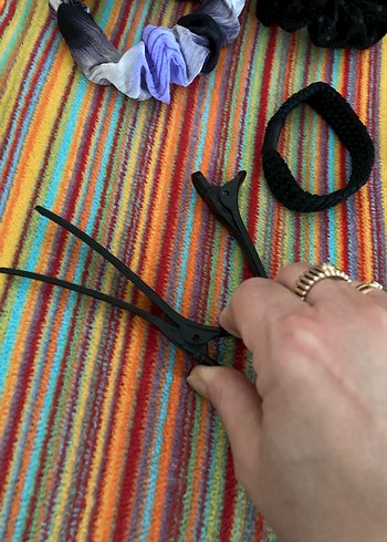 10 Parça Saç Aksesuarı Seti, Elastik ve Plastik - Görsel 3