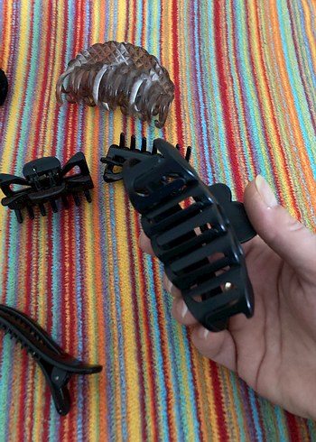 10 Parça Saç Aksesuarı Seti, Elastik ve Plastik - Görsel 7