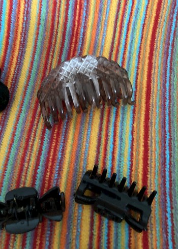 10 Parça Saç Aksesuarı Seti, Elastik ve Plastik - Görsel 8