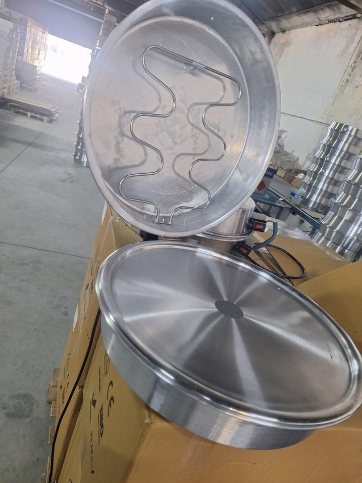 Gri Elektrikli Isıtıcılı Paslanmaz Tencere - Görsel 3