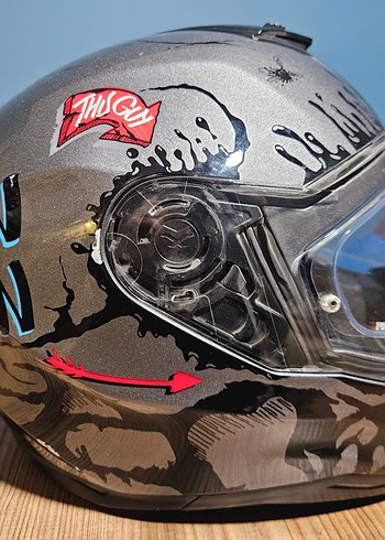 nexx sx100 full face kask - Görsel 5