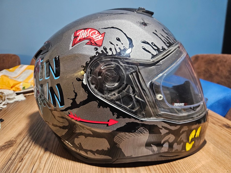 nexx sx100 full face kask - Görsel 5