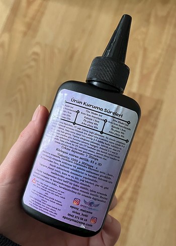 Sirius UV Reçine 100ml - Şeffaf Sert Tip - Görsel 2