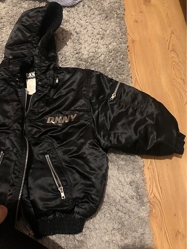 DKNY Dkny Kısa siyah bomber ceket