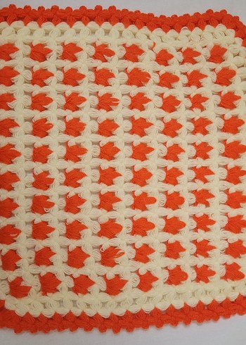 Beyaz Mavi Kenarlı Örgü Banyo Süngeri - Görsel 15