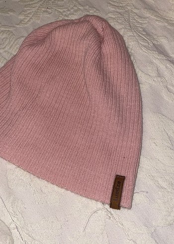 Pembe Örgü Kadın Bere - Görsel 2