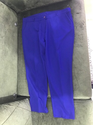 Kumaş mavi pantalon