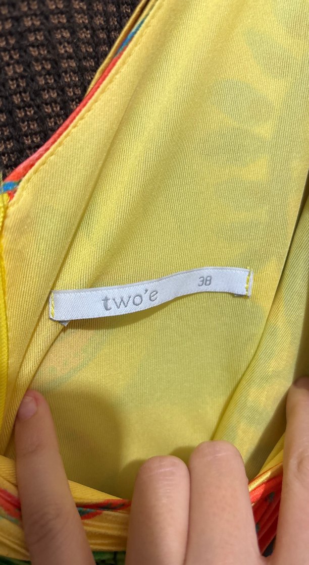 Renkli Desenli Bohem Uzun Elbise - Görsel 3