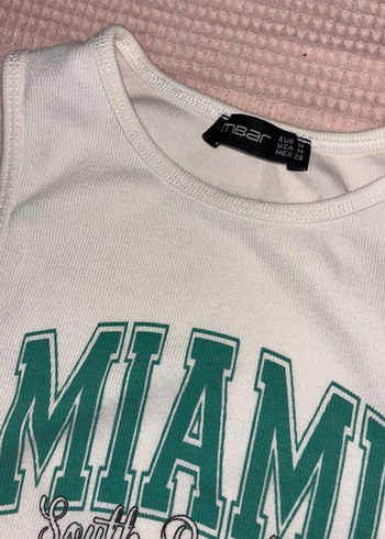 Beyaz Kısa Kollu Baskılı Tişört - Görsel 3