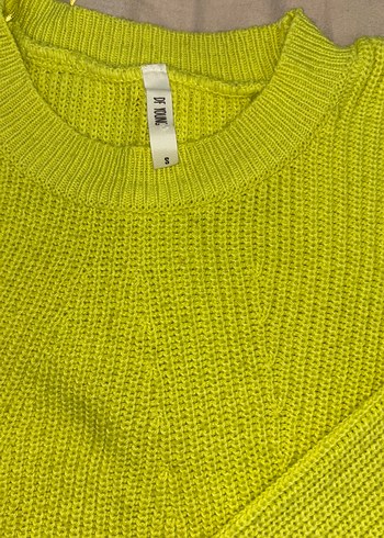 Sarı Kadın Triko Kazak - Görsel 2