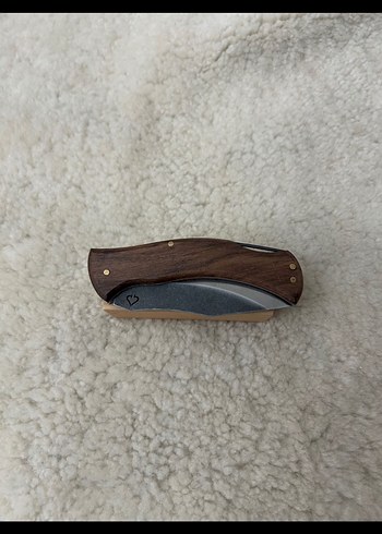 Koyu Kahverengi Ahşap Saplı Bıçak - Görsel 3