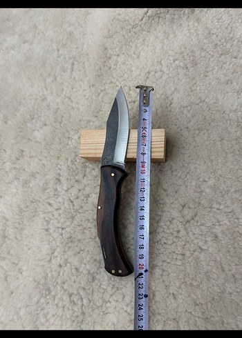 Koyu Kahverengi Ahşap Saplı Bıçak - Görsel 2