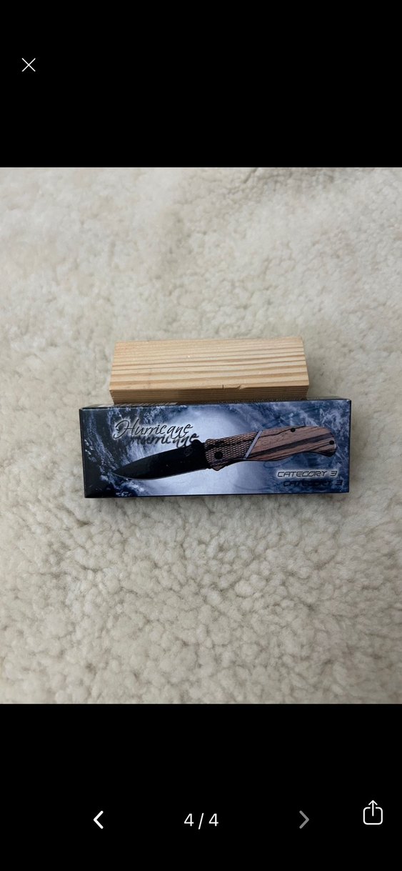 Kahverengi Ahşap Saplı Katlanır Bıçak - Görsel 4