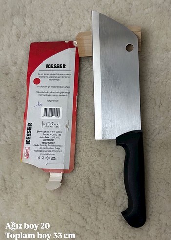 Kesser Gri Bıçak - Mutfak için - Görsel 2