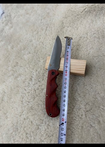 Renkli Ahşap Saplı Katlanır Çakı - Görsel 2