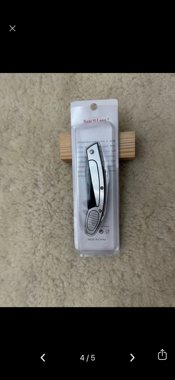 Gri Katlanabilir Cep Bıçağı - Görsel 3