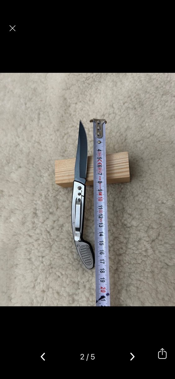 Gri Katlanabilir Cep Bıçağı - Görsel 2