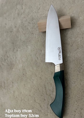 Khaki Saplı Gri Bıçak - Görsel 2