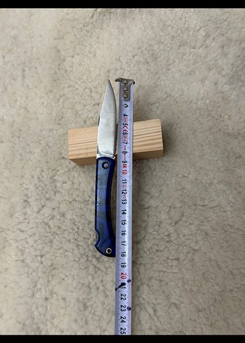 Renkli Mavi Katlanabilir Cep Bıçağı - Görsel 2