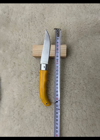 ÖZBİSA Sarı Saplı Katlanabilir Bıçak - Görsel 2
