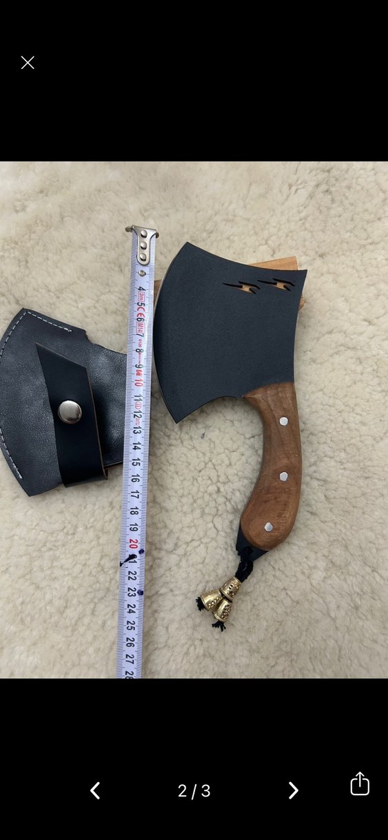 KARBON ÇELİK KAMP BALTASI - Görsel 2