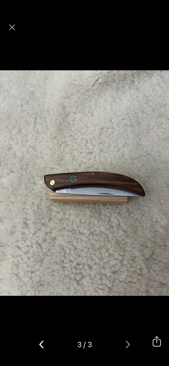 Ahşap Saplı Katlanabilir Bıçak - Görsel 3