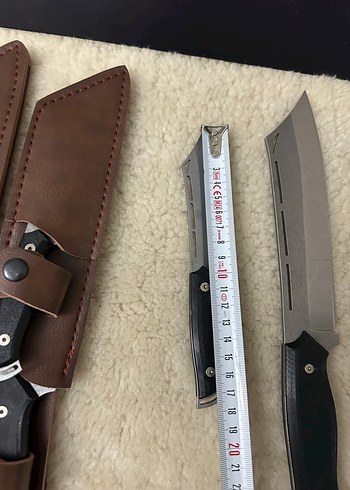 Karakurt Bıçak Kahverengi Deri Kılıflı - Görsel 6